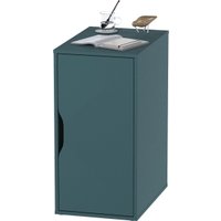 Тумба Mebelain Ингар DV (серый/бирюзовый)