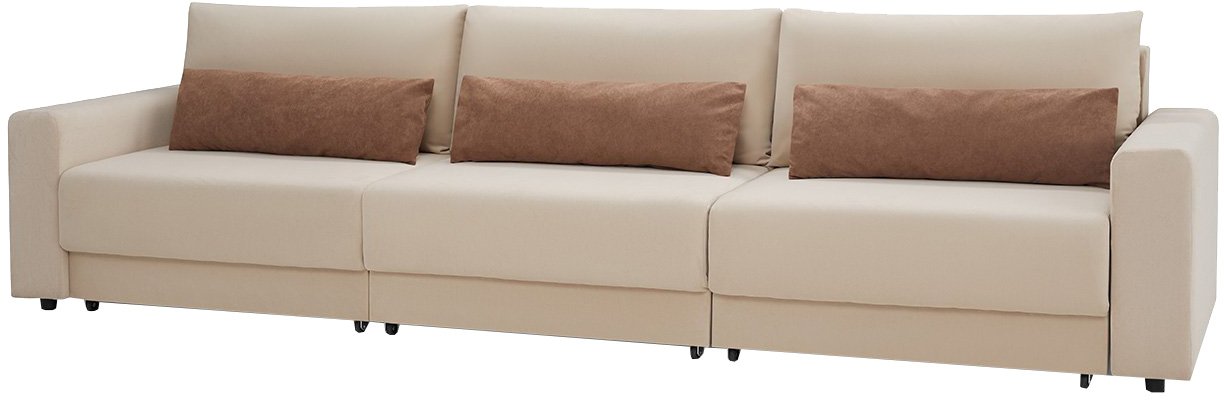 

Диван Mio Tesoro Таун 264 1.5ек-1.5ек-1.5ек (1368 бежевый)