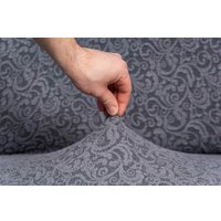 Пледы, покрывала Софатэкс Люкс Венеция ПО-4 с оборкой 01231 (серый)