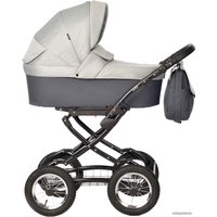 Коляска-люлька Indigo Blues Classic (Bl 03, серый)