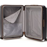 Чемодан-спиннер L'Case Milan-L 110 л (черный)