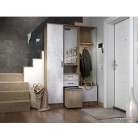 Стенка ДСВ Дуся 1.3 (дуб бунратти/цемент)