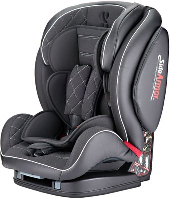 Детское автокресло Lorelli Mars+ SPS Isofix 2017 Black Leather