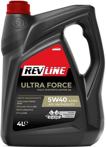Моторное масло Revline Ultra Force Synthetic 5W-40 4л
