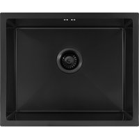 Кухонная мойка ARFEKA ECO AR 550*450 + cмеситель SIRIO BLACK PVD