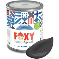 Краска Finntella Foxy Lapselli Matte Vene F-50-1-1-FL207 0.9 л (черный, серый)