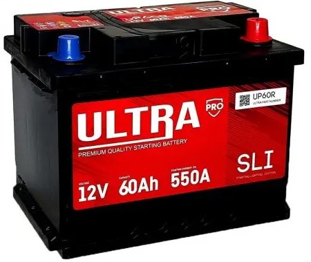 

Автомобильный аккумулятор Ultra PRO R+ (60 А·ч)