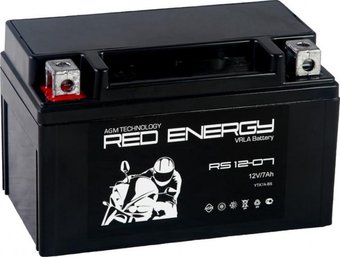 Мотоциклетный аккумулятор Red Energy RS 12-07 (7 А·ч)