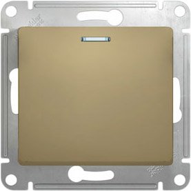 Выключатель Schneider Electric Glossa GSL000413 (титан)
