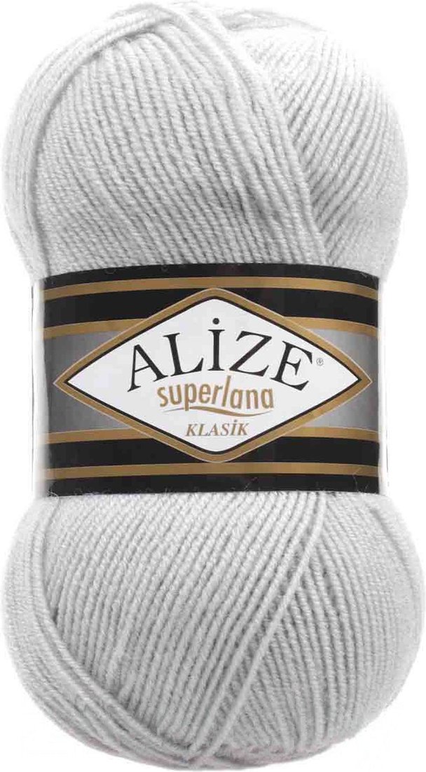 

Пряжа для вязания Alize Superlana 698 100 г 280 м (стальной)