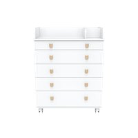 Детский комод Incanto Мишка с органайзером 800/5 PK-0060/00 (белый)
