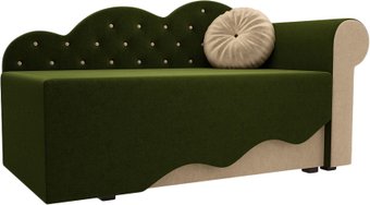 Кровать-тахта Лига диванов Тедди-1 170x70 29526 (зеленый/бежевый)