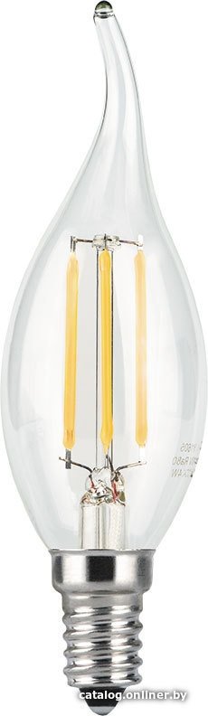 Светодиодная лампочка Gauss Filament Candle tailed E14 9 Вт 4100 К 104801209