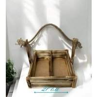 Ящик Florbox Деревянный для подарка 24.5x27x27 см (обжиг)