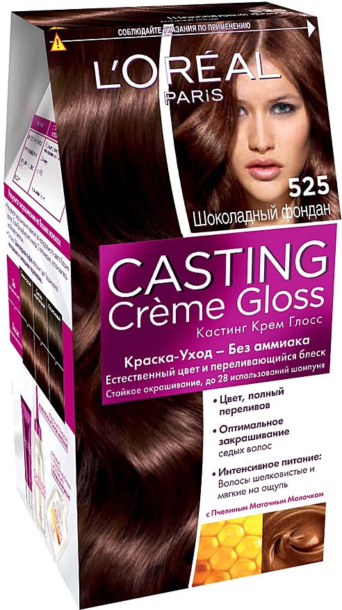 

Крем-краска для волос L'Oreal Casting Creme Gloss 525 Шоколадный фондан
