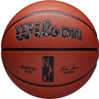Баскетбольный мяч Wilson NBA Authentic City New York WZ2016001XB7 (7 размер) в Борисове