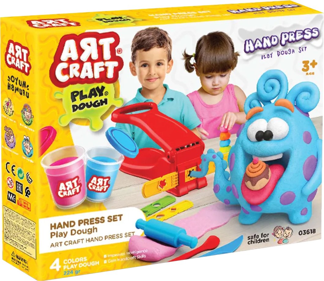 

Набор для лепки Aяt Craft Ручной пресс 03618/ОР
