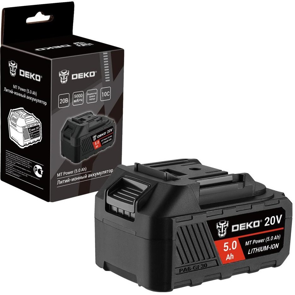 

Аккумулятор Deko MT Power 084-1065 (20В/5 Ач)