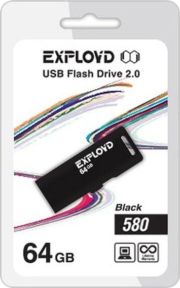 

USB Flash Exployd 580 64GB (черный)