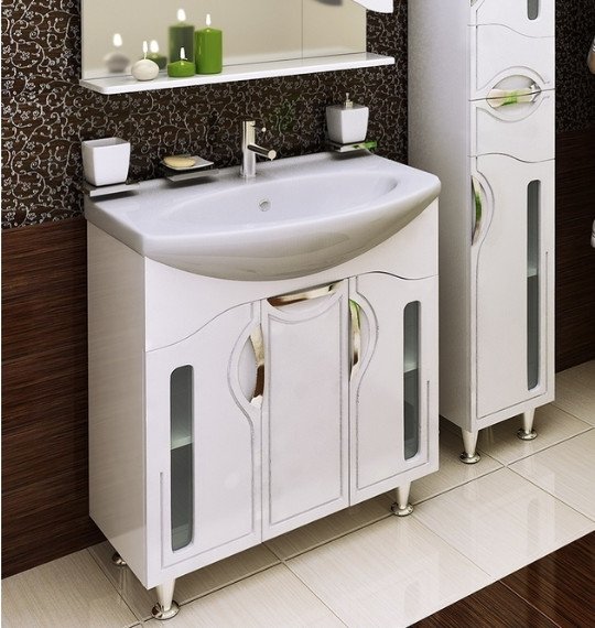 

Runo Тумба под умывальник Толедо 75 (напольная)