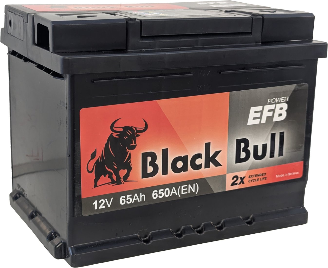 

Автомобильный аккумулятор Black Bull EFB R+ (65 А·ч)