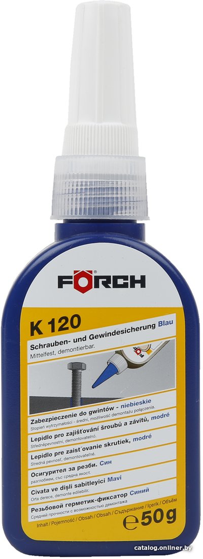 FORCH Резьбовой герметик средней фиксации К120 50г 64204150