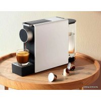 Капсульная кофеварка Scishare Capsule Coffee Machine Mini S1201 (с евровилкой, золотистый)