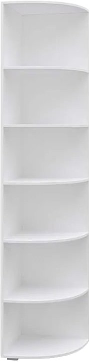 

Угловое окончание Ижмебель Линда 43 (белый гладкий шелк/белый снег глянец)