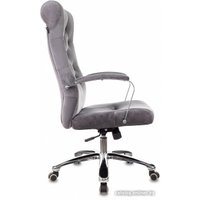 Офисное кресло Бюрократ T-9928SL Fabric (серый Italia 26/крестовина металл хром) в Барановичах