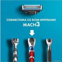 Бритвенный станок Gillette Mach3 5 сменных кассет 7702018558940