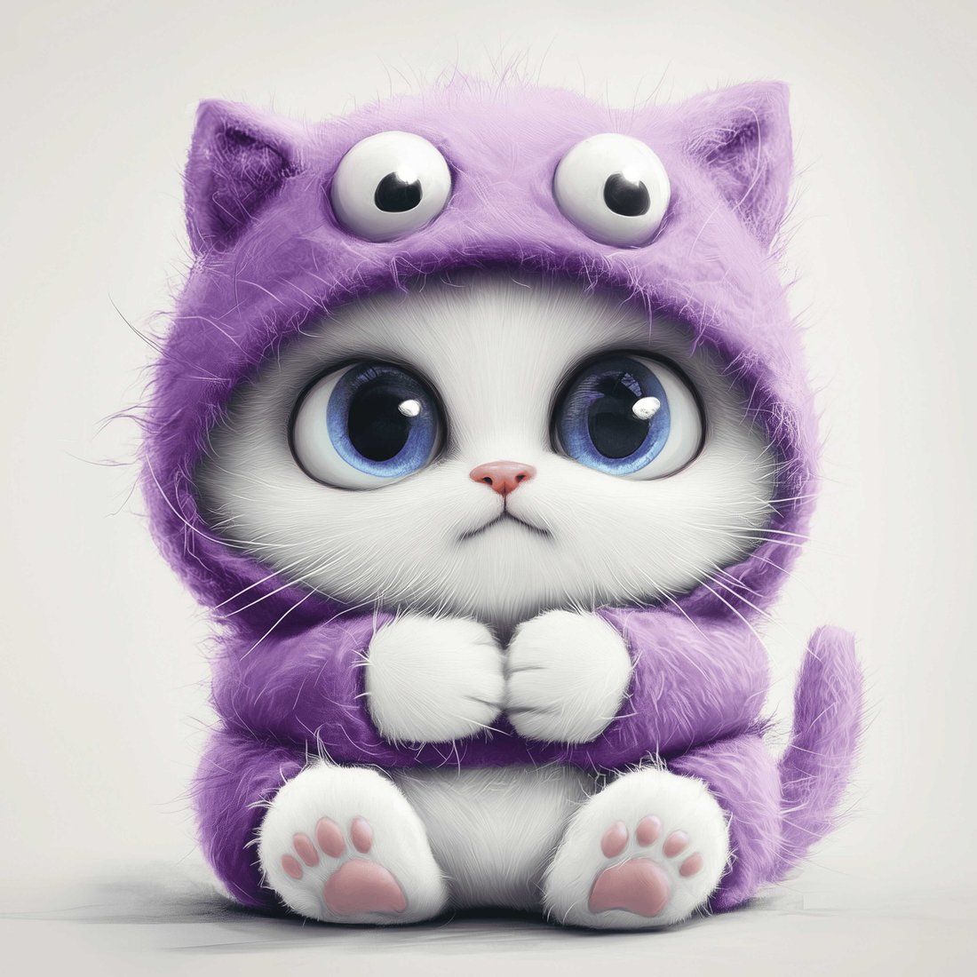 

Алмазная мозаика Феникс+ Котенок-монстрик 71359