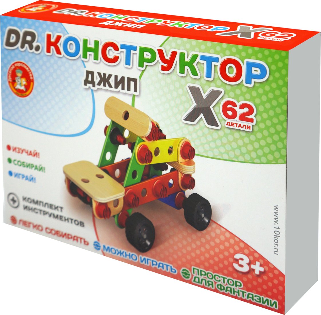 

Конструктор Десятое королевство Dr. Конструктор 02183 Джип