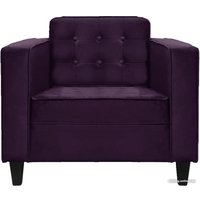 Интерьерное кресло Brioli Вилли (B40/фиолетовый)