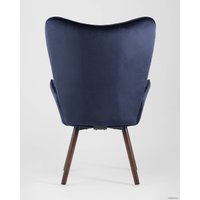 Стул Stool Group Гранд KAS (вельвет синий)