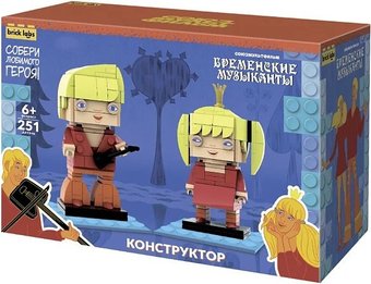 Конструктор Brick Labs Бременские музыканты: Трубадур и Принцесса AB-1113
