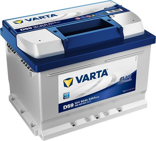 

Автомобильный аккумулятор Varta Blue Dynamic D59 560 409 054 (60 А/ч)