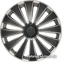 Набор колпаков на диски АКС – авто GMK 14 50697 (серебристый/черный)