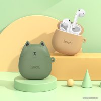 Наушники Hoco EW45 Cute Cat (коричневый)