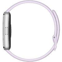 Фитнес-браслет Huawei Band 11 (серебристый алюминиевый корпус, с сиреневым силиконовым ремешком, международная версия)
