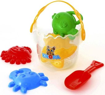 Набор игрушек для песочницы Knopa Радужный 6532865