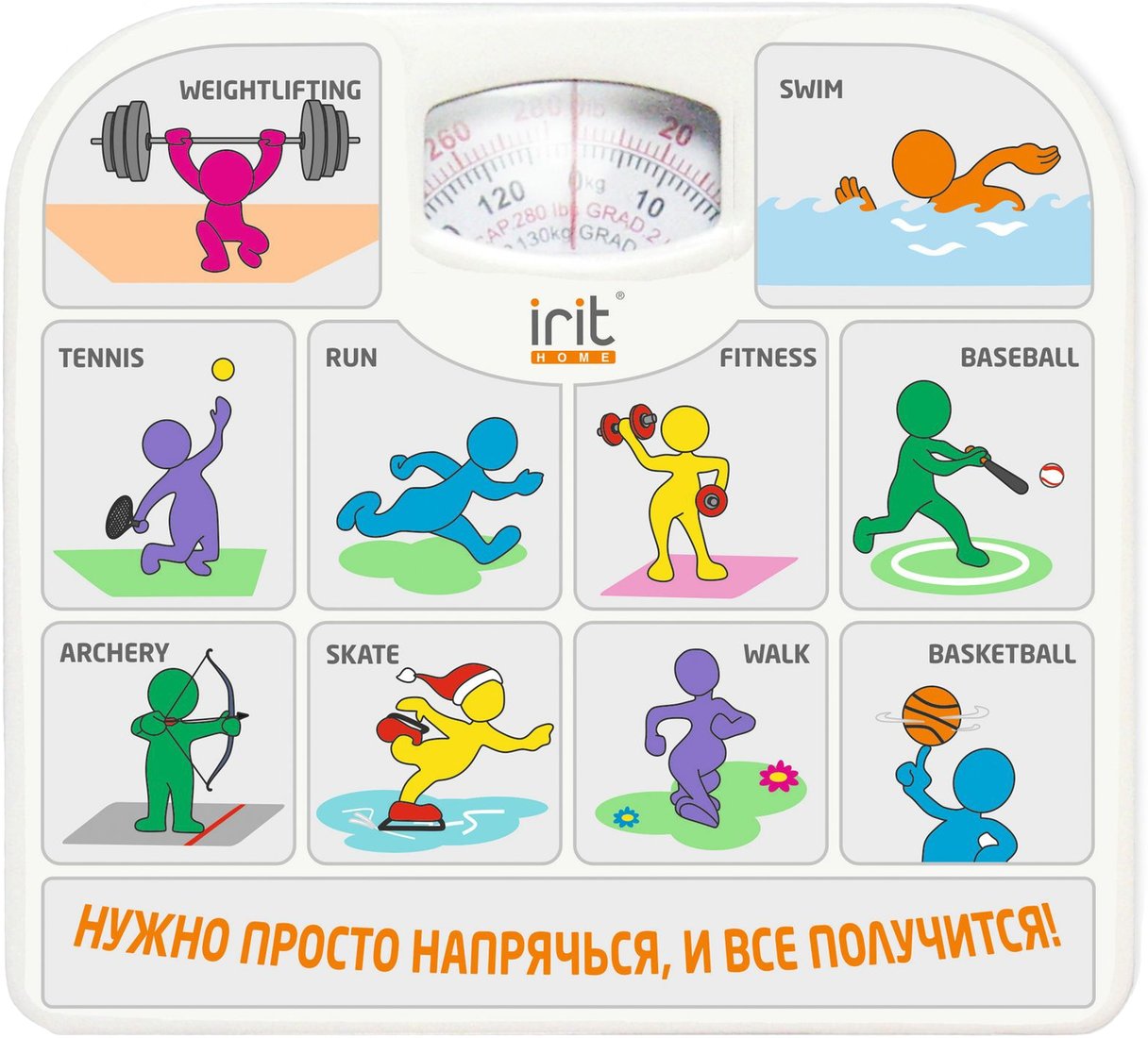 

Напольные весы IRIT IR-7312 Sport