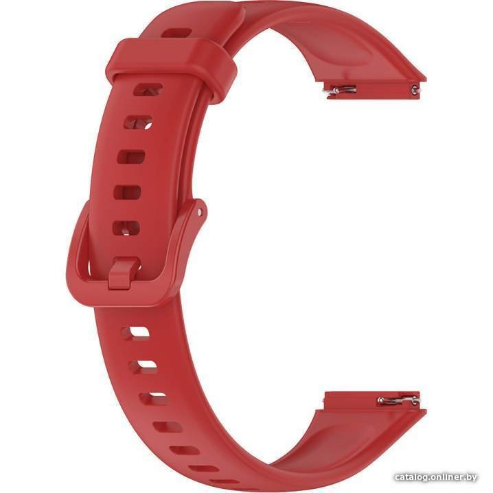 Ремешок Rumi силиконовый для Huawei Band 7 (красный)