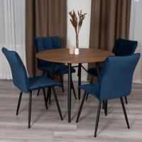 Стул TetChair Bari LT велюр (темно-синий)