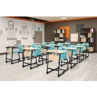 Стул Sheffilton SHT-S-TN22/5-7 A5-7 (голубой/антрацит)