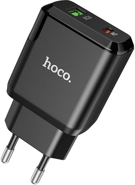 

Сетевое зарядное Hoco N5 (черный)