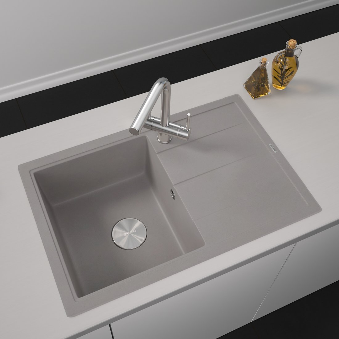 

Кухонная мойка ZorG Rock 78 Premium alumetallic