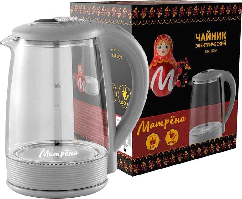 

Электрический чайник Матрена MA-009 (серый)