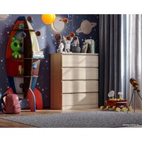 Комод Mio Tesoro Варма 4 (шпон дуб, беленый)