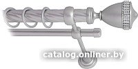 Карниз для штор Lm Decor Кубок 110 2р витой 25/16мм (сатин, 2.4м)