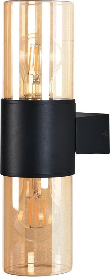 Уличный настенный светильник Arte Lamp Seginus A6515AL-2BK